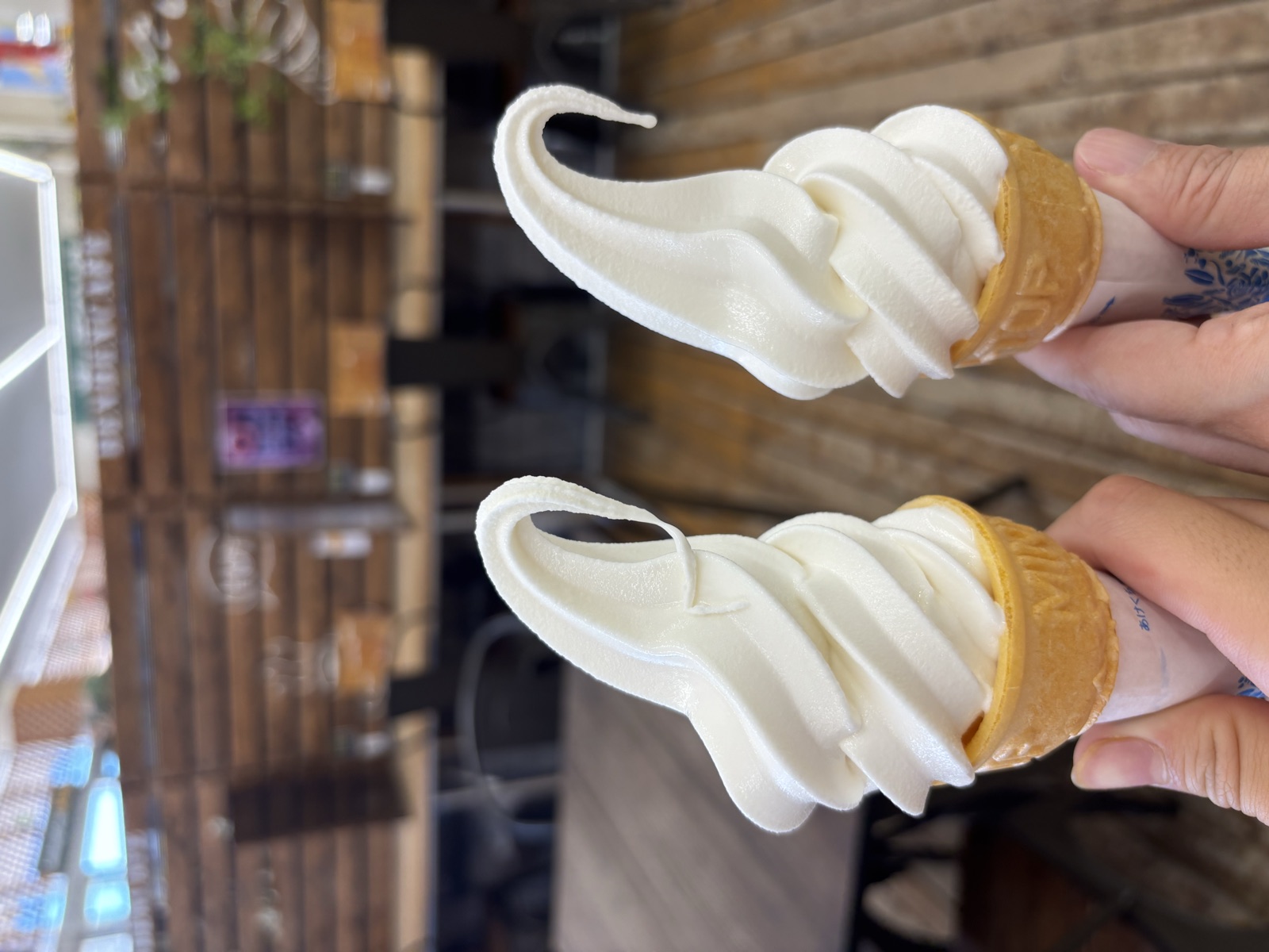 BEN BEN CAFEのソフトクリーム