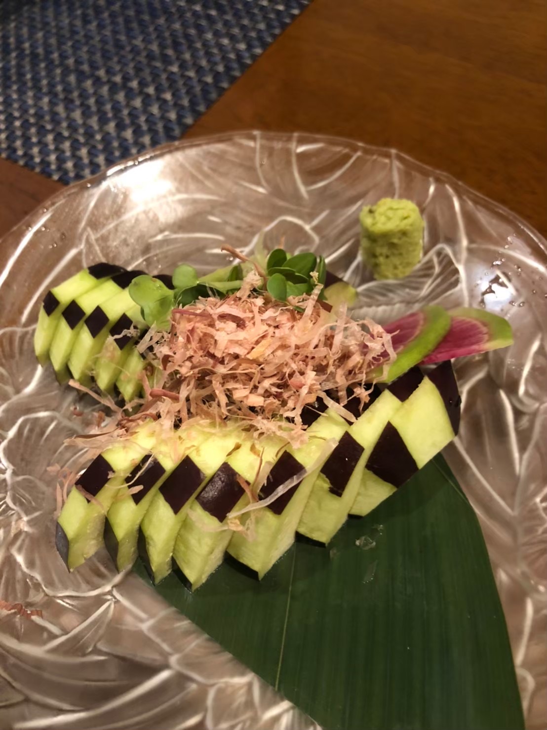旬菜 田ぐち 水茄子の刺身